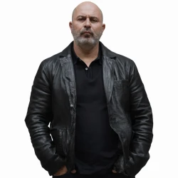 Tuner Lio Raz Black Leather Blazer 