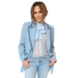 Unstoppable Jennifer Lopez Blue Blazer