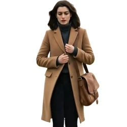 Verity 2026 Anne Hathaway Wool Coat