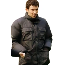 Wake Up Dead Man Josh O’Connor Black Puffer Jacket Wake Up Dead Man Josh O’Connor Black Puffer Jacket