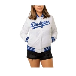 White Dodgers Varsity Jacket White Dodgers Varsity Jacket