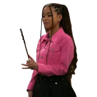 Wizards Beyond Waverly Place Billie Pink Denim Jacket