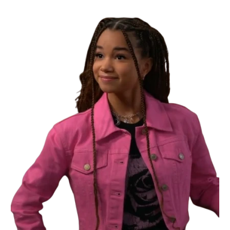 Wizards Beyond Waverly Place Billie Pink Denim Jacket