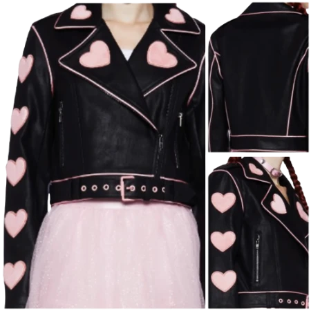 Wizards Beyond Waverly Place Billie Pink Heart Jacket