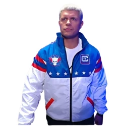 Wrestler Cody Rhodes Stars and Stripes Jacket