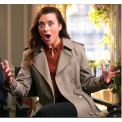 NCIS Tony And Ziva 2025 Ziva Trench Coat NCIS Tony And Ziva 2025 Ziva Trench Coat