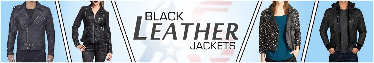 Black Leather Jackets and Coats