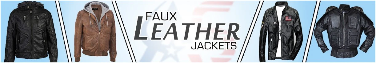 Faux Leather Jackets and Coats