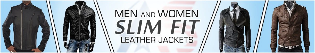 Slim Fit Leather Jackets Slim Fit Jackets