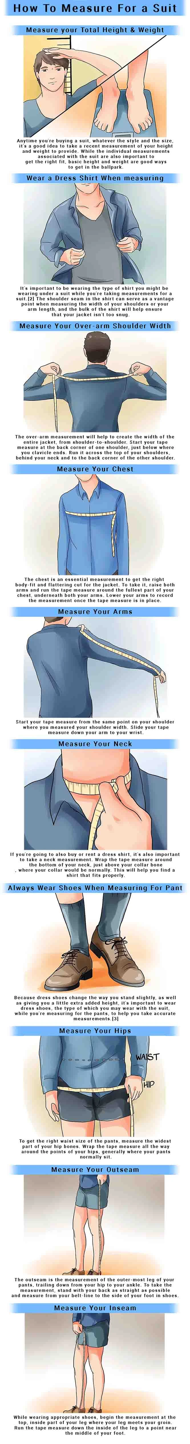 Suits Size Chart For America Suits
