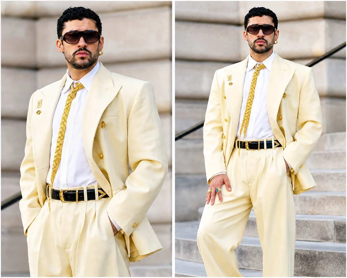 Bad Bunny Cream Suit | America Suits
