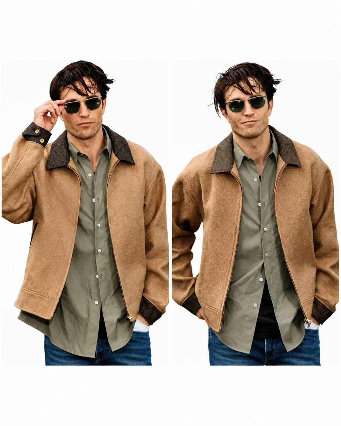 Robert Pattinson 2026 Wool Fabric Jacket Replica