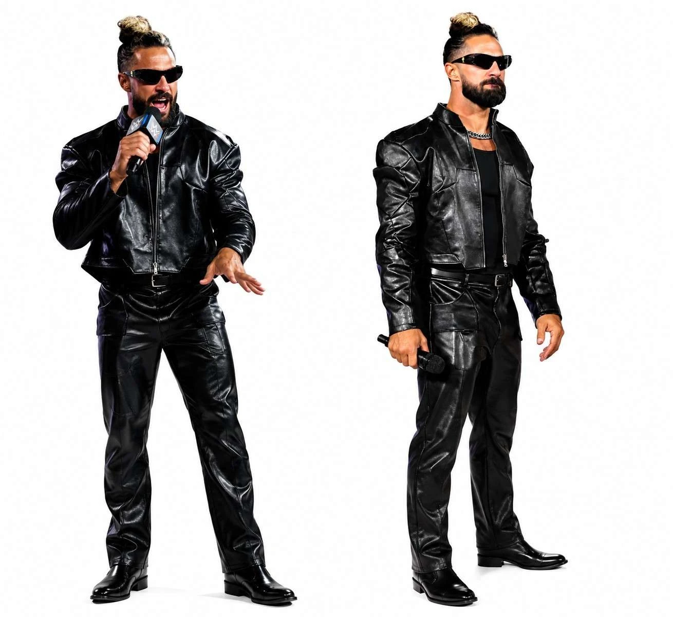 Seth Rollins Fanatics Fest 2026 Leather Jacket America Suits