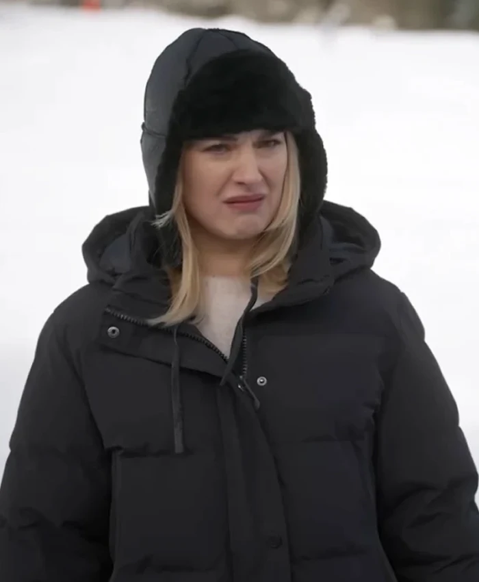 Alexandra Breckenridge My Secret Santa Puffer Coat