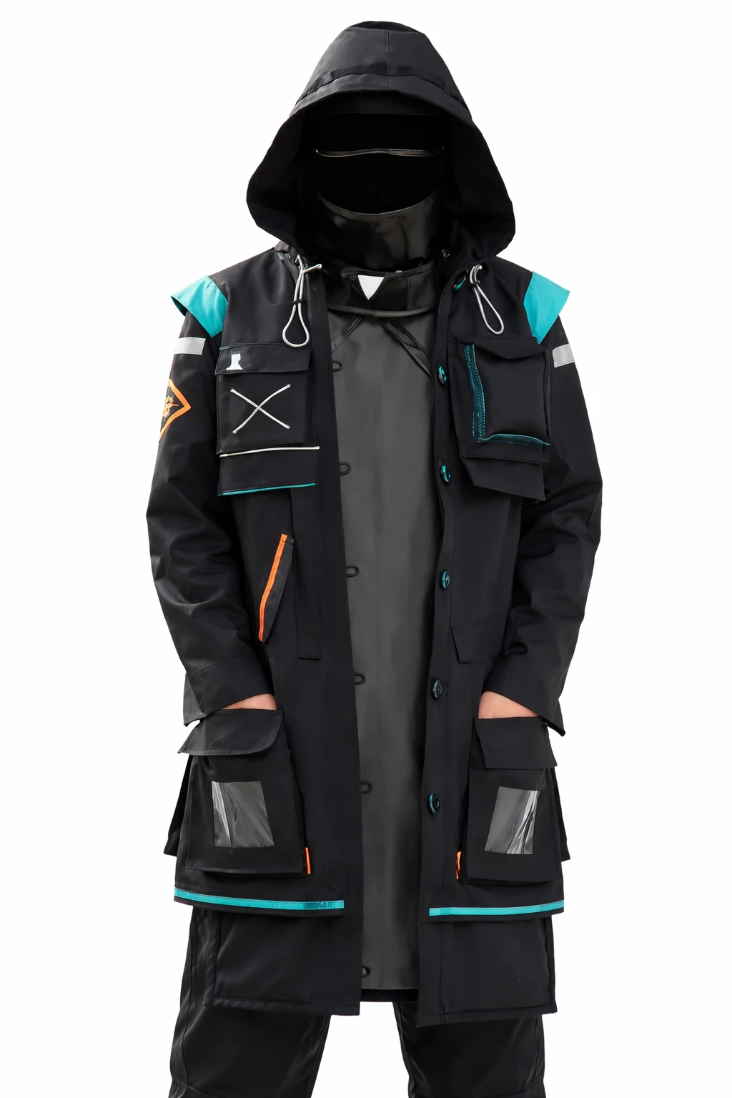 Arknights Doctor Black Long Coat arknights doctor coat, arknights doctor outfit, arknights game coat, arknights cosplay coat, doctor arknights cosplay, arknights anime coat, arknights long black coat, arknights tactical coat, arknights character outfit, arknights cosplay costume