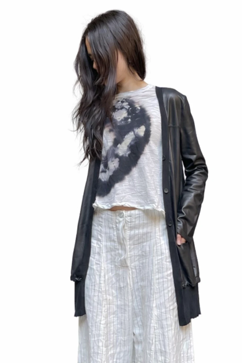 black leather cardigan, long leather cardigan, women leather cardigan, black long leather coat, leather maxi cardigan, leather duster coat, belted leather cardigan, genuine leather long coat, women leather outerwear, black leather overcoat, full length leather jacket, fashion leather cardigan, winter leather coat women, elegant leather coat, premium leather jacket, ladies black leather coat, slim fit leather cardigan, trench style leather coat, modern leather outerwear, luxury leather long coat