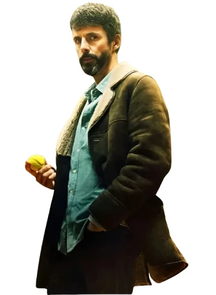 Dept Q S01 Matthew Goode Brown Coat