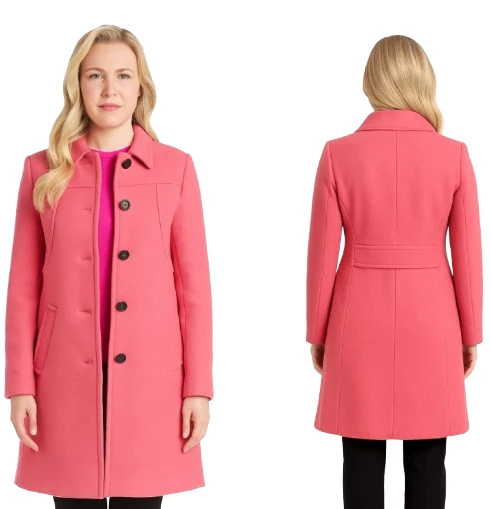 A Newport Christmas Ginna Claire Mason Pink Coat