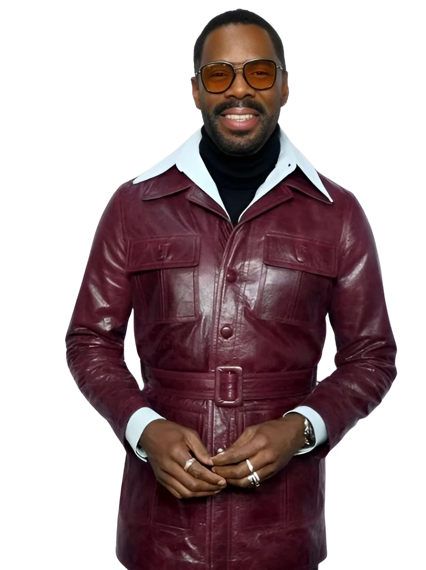 The Running Man 2025 Colman Domingo Maroon Jacket The Running Man 2025 Colman Domingo Maroon Jacket