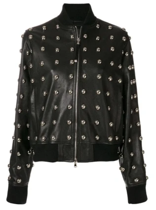 Carolyn Wiger The Traitors US S03 Black Stud Jacket