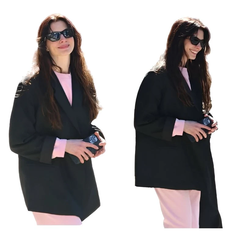 Anne Hathaway Verity Black Blazer Anne Hathaway Verity Black Blazer