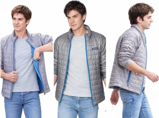 Artificial 2026 Andrew Garfield Grey Puffer Jacket
