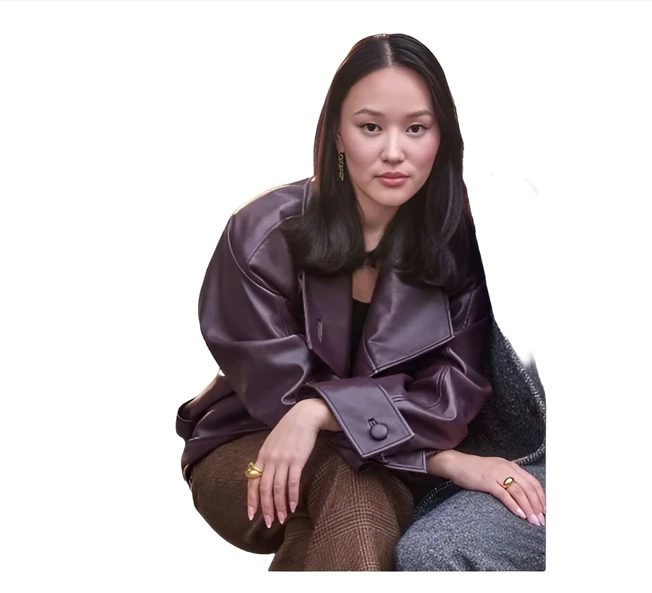 Bridgerton S04 Sophie Baek Leather Trench Coat Bridgerton S04 Sophie Baek Leather Trench Coat