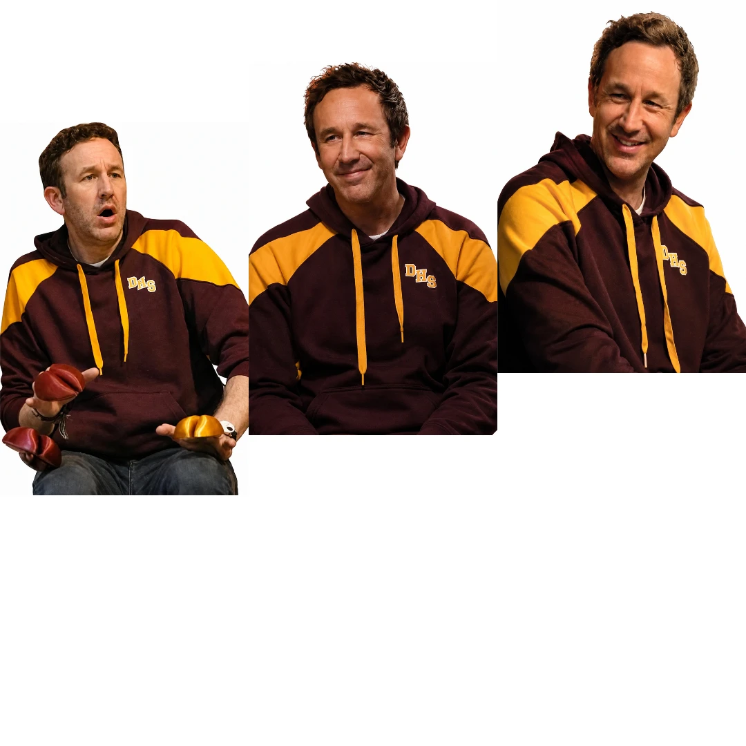 The Big Door Prize Chris O’Dowd Maroon Hoodie