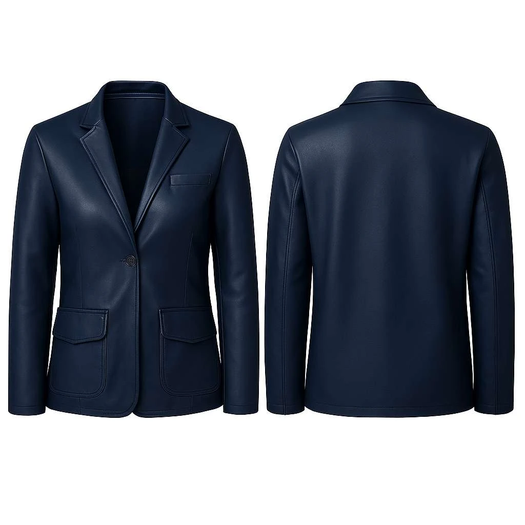 Christine Romans The Today Show Leather Blazer Christine Romans The Today Show Leather Blazer