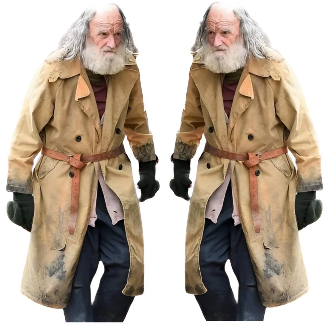 Clayface Eddie Marsan Brown Trench Coat Clayface Eddie Marsan Brown Trench Coat