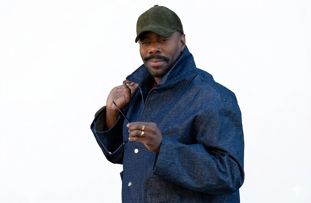 Colman Domingo Blue Denim Jacket Front View The Four Seasons