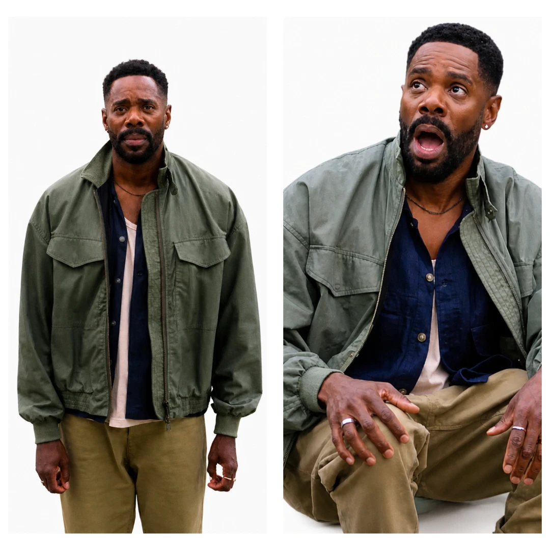 Colman Domingo The Four Seasons Season 2 Green Jacket Front View