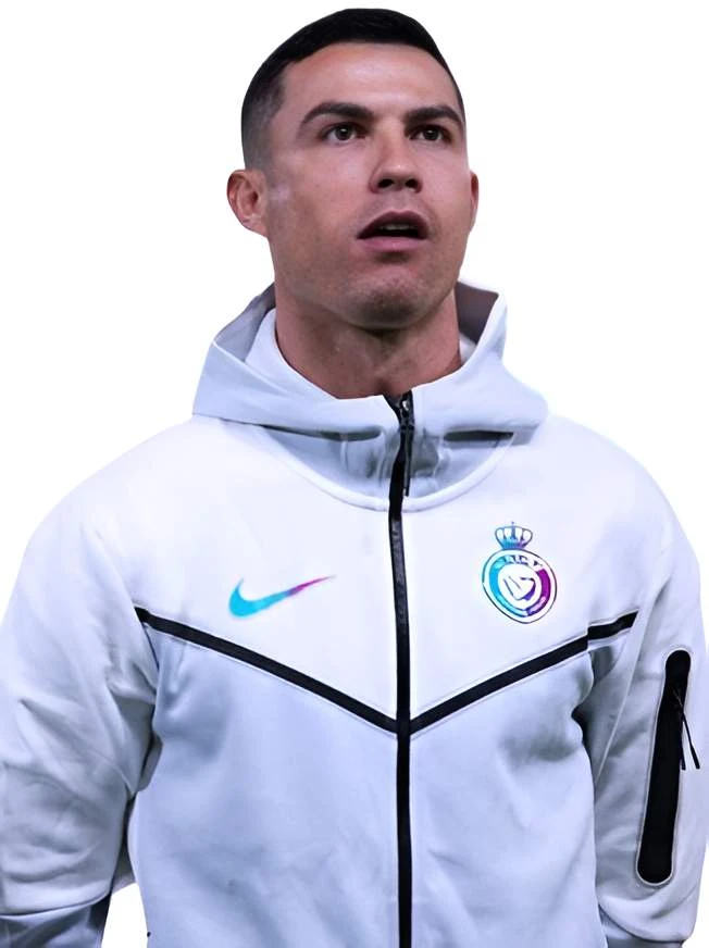 Cristiano Ronaldo Al Nassr White Jacket Cristiano Ronaldo Al Nassr White Jacket