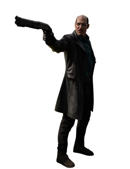 Diablo Marko Zaror Black Trench Coat