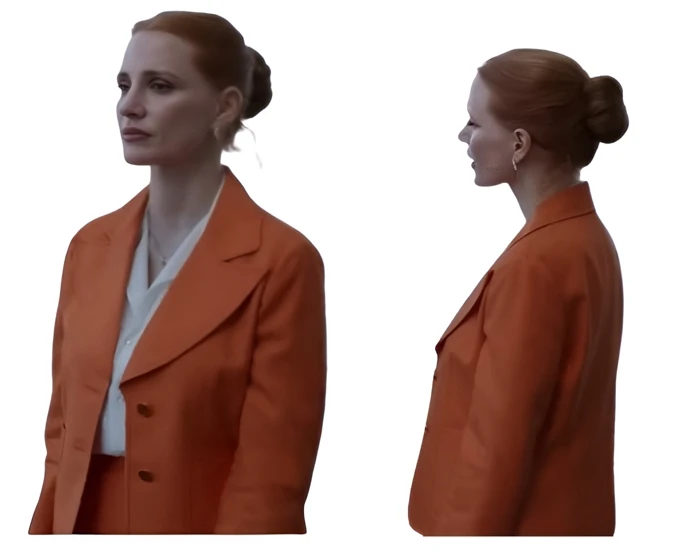 Dreams Jessica Chastain Orange Coat Dreams Jessica Chastain Orange Coat