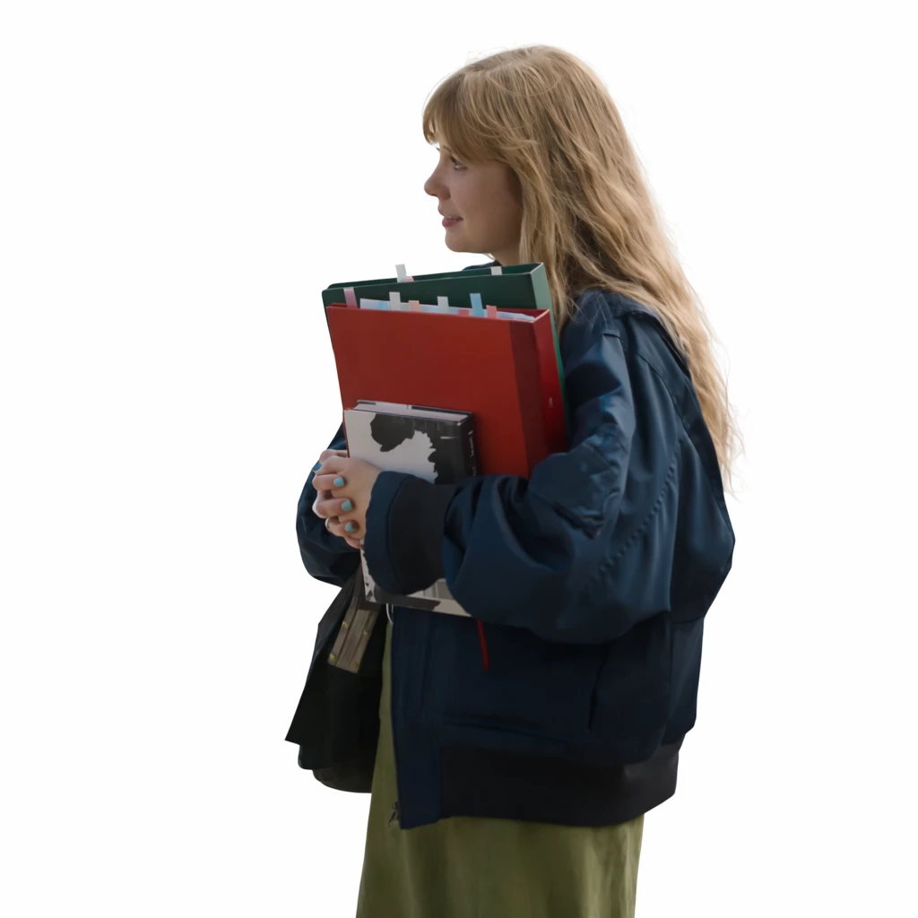 Finding Emily Jacket, Sngourie Rice Jacket, Sngourie Rice Blue Jacket, Women Blue Jacket, Navy Casual Jacket, Movie Inspired Jacket, Zip Up Women Jacket, College Style Jacket, Polyester Blue Jacket, Celebrity Inspired Jacket