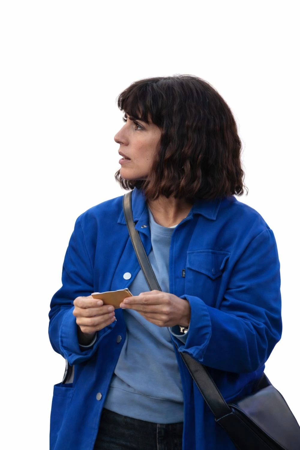 Inma Cuesta If Its Tuesday Its Murder Blue Jacket Inma Cuesta If Its Tuesday Its Murder Blue Jacket From The Tv Show