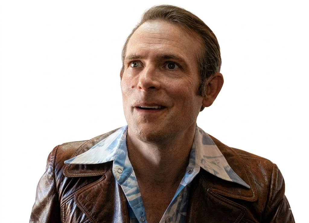 Jeff Gladstone Brown Leather Jacket The Bearded Girl Jeff Gladstone The Bearded Girl Brown Leather Jacket Front View