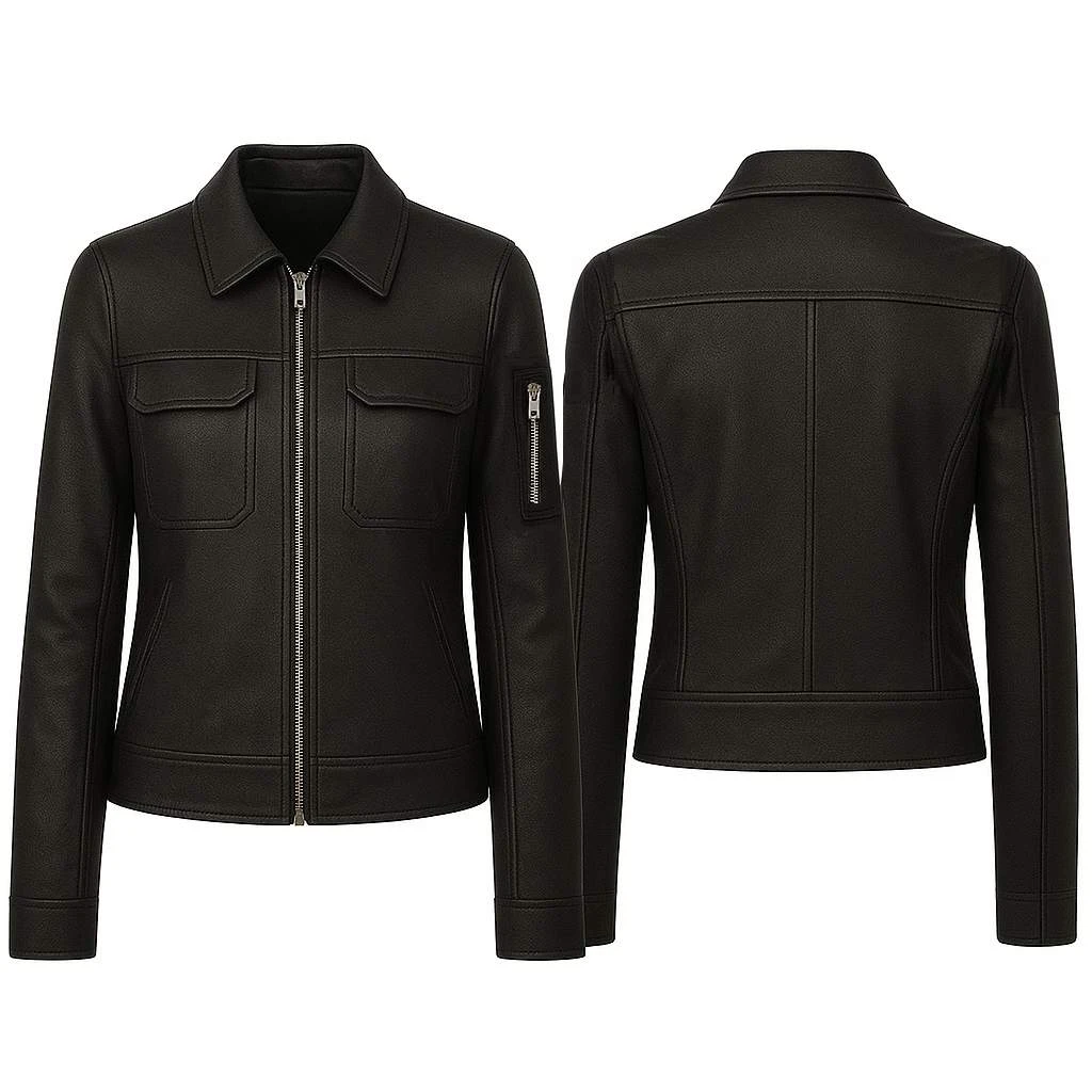 Jennifer Lawrence Red Sparrow 2 Women’s Biker Jacket Jennifer Lawrence Red Sparrow 2 Women’s Biker Jacket