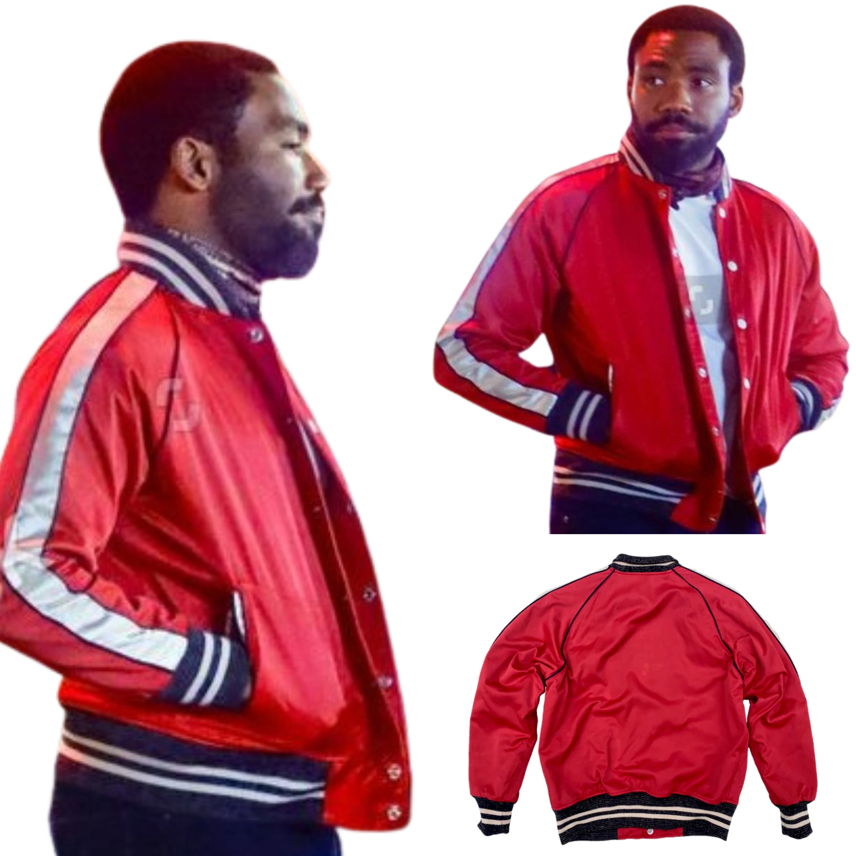 John Smith Red Bomber Jacket