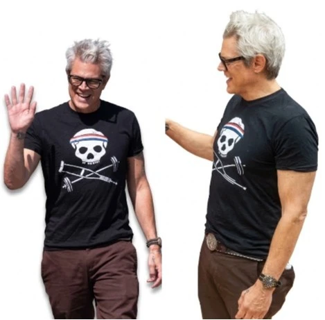 Johnny Knoxville Black Skull T-Shirt
