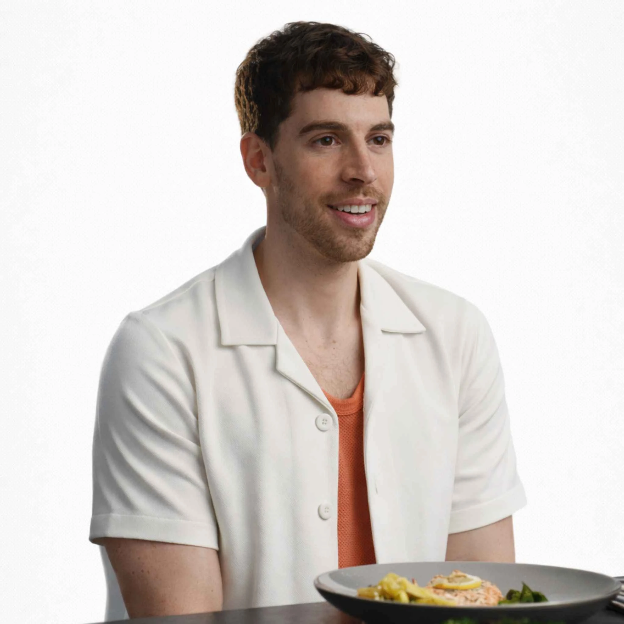 Jordan Gavaris Touch Me White Shirt Jordan Gavaris Touch Me White Shirt From The Movie