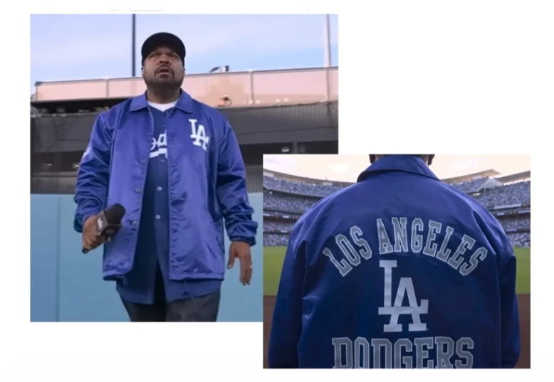 LA Baseball Dodgers Blue Satin Jacket Los Angeles Dodgers Jacket, LA Dodgers Blue Jacket, Dodgers Coach Jacket, MLB Satin Jacket, Baseball Team Jacket, Vintage LA Jacket, Streetwear Coach Jacket, Snap Button Jacket, Men Sports Jacket, Fanwear Outerwear