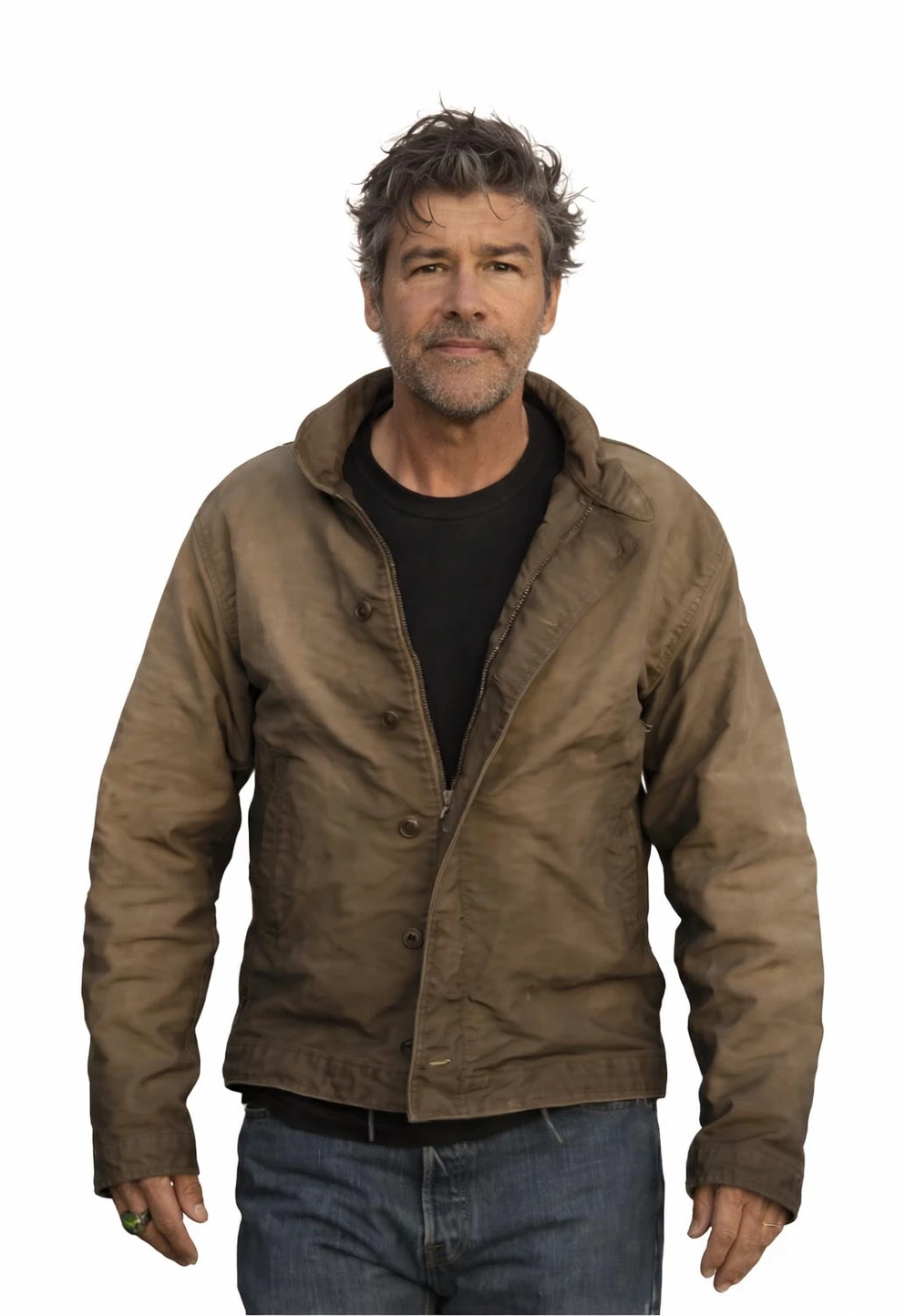 Lanterns 2026 Kyle Chandler Cotton Jacket Lanterns HBO Series Kyle Chandler Jacket Front View