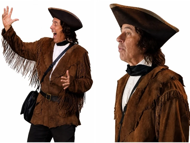 Larry David Brown Fringe Jacket from Life Larry and the Pursuit of Unhappiness