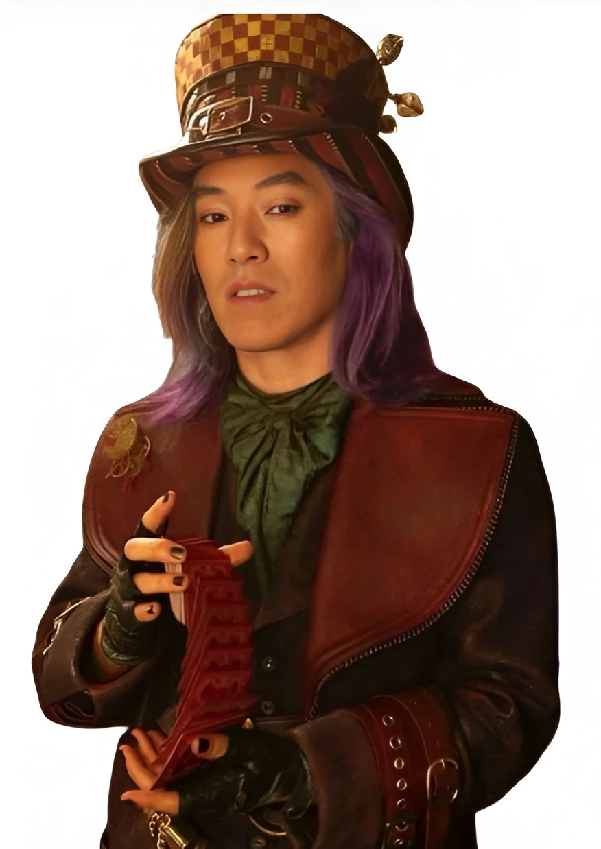 Leonardo Nam Outfit, Descendants Movie Coat, Wicked Wonderland Costume, Brown Leather Long Coat, Fantasy Movie Jacket, Steampunk Coat Style, Movie Inspired Coat, Halloween Costume Coat, Cosplay Coat Leonardo Nam, Men Long Brown Coat, Vintage Style Leather Coat, Character Costume Coat