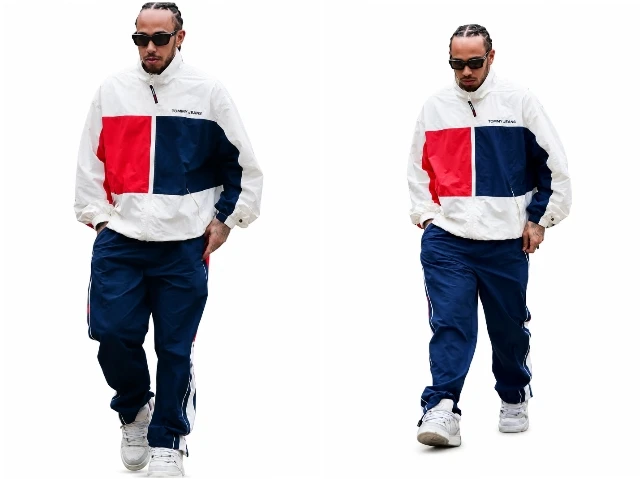 Lewis Hamilton Color Block Tracksuit