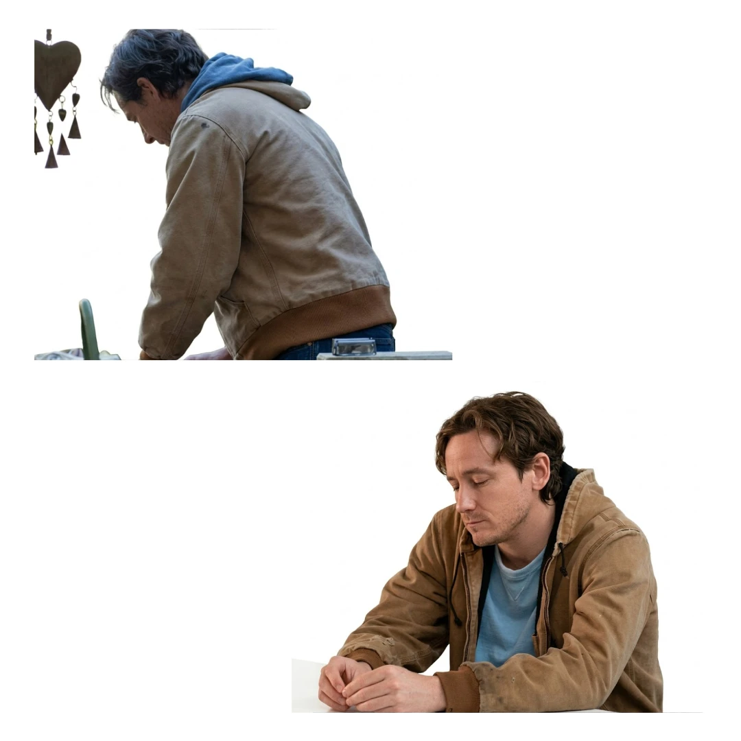 Lewis Pullman Brown Hoodie Jacket From Remarkably Bright Creatures Movie