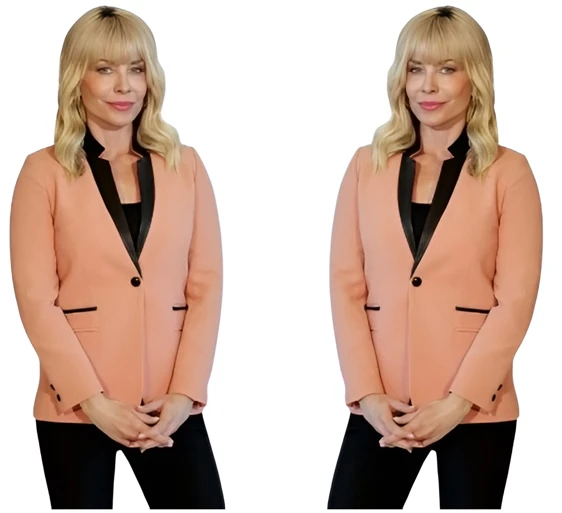 Love in the Clouds McKenzie Westmore Peach Blazer Love in the Clouds McKenzie Westmore Peach Blazer