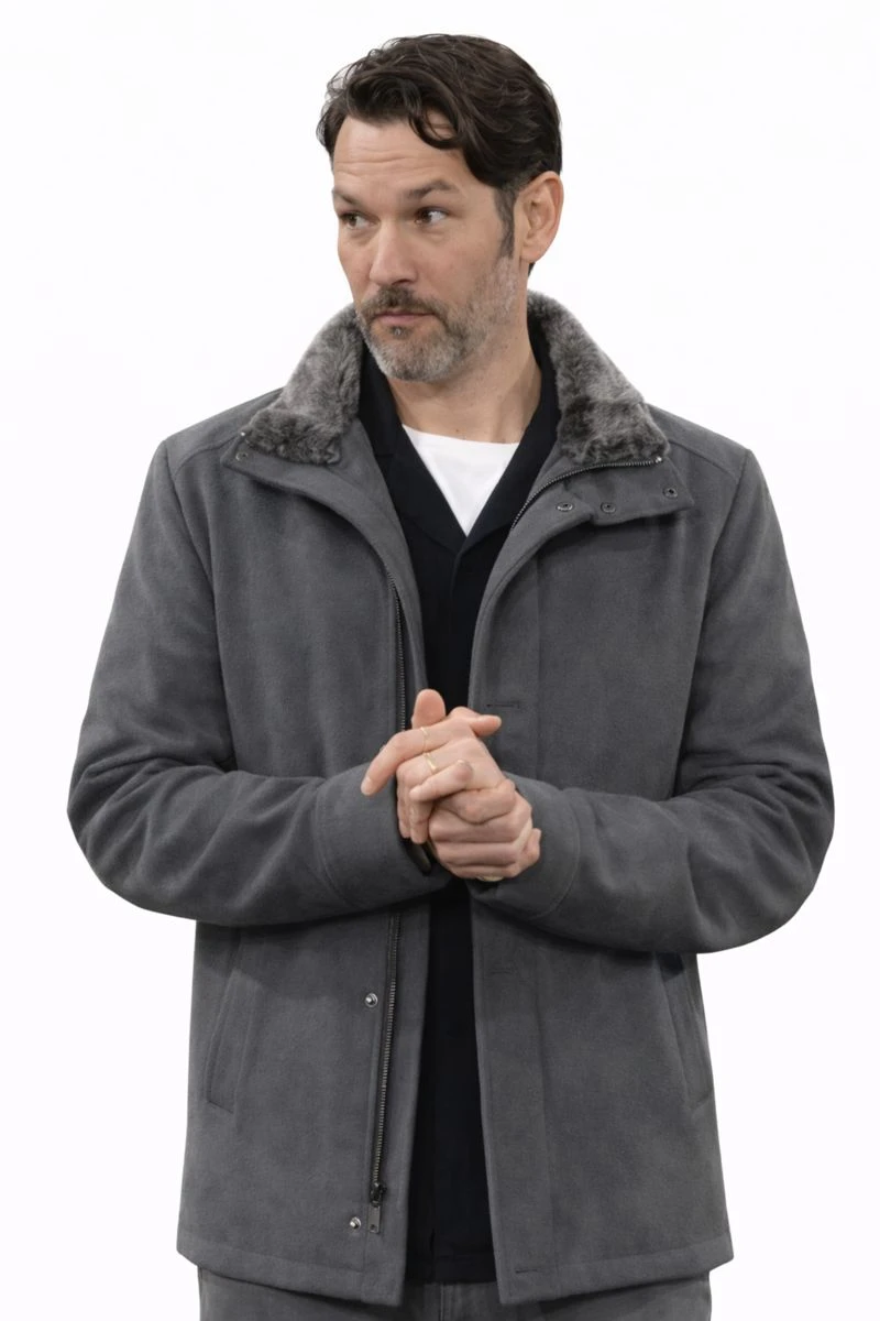 Michael Graziadei The Young and The Restless Wool Coat Michael Graziadei The Young and The Restless Wool Coat